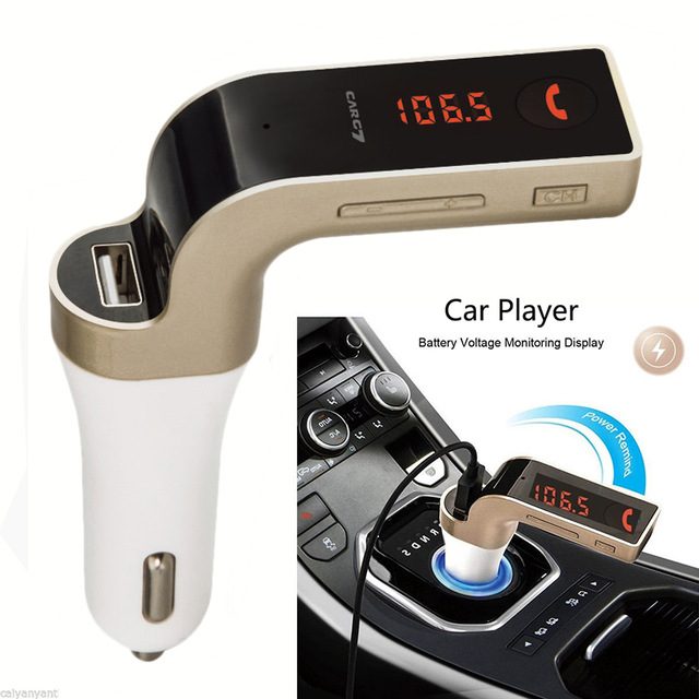 CARG7 (FM предавател + Bluetooth + полнач за автомобил)