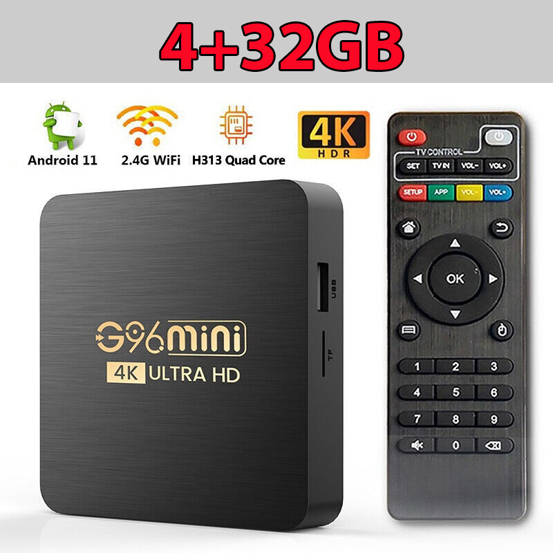 G96 Андроид ТВ бокс 4+32GB (QUAD CORE)